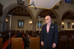 Darren Kavinoky behind the scenes on set of Deadly Sins