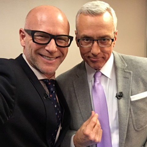 Darren Kavinoky on set with Dr Drew HLN show April 19, 2016