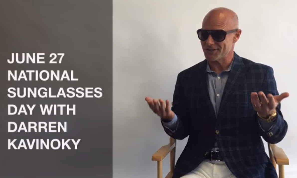 Join Darren Kavinoky and #RockTheShades on National Sunglasses Day