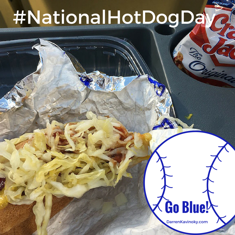 National Hot Dog Day #NationalHotDogDay Darren Kavinoky Dodger Dog 2016