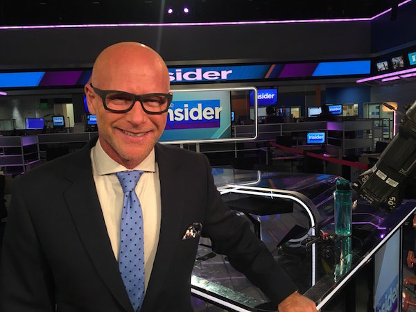 Los Angeles, CA - On set at The Insider Darren Kavinoky August 19, 2016, to discuss Chris Brown arrest on air.